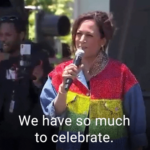 Excited Democratic Party GIF by Kamala Harris