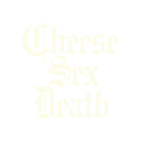 Cheese Sex Death Sticker