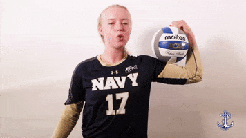Navy Volleyball GIF by Navy Athletics