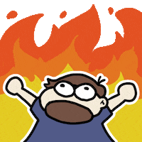 Dog This Is Fine Sticker for iOS & Android