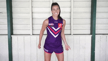 Double Fist Pump GIF by Fremantle Dockers