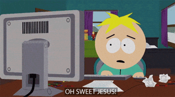 scared south park GIF