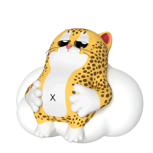 Cat 摸 GIF by Liberty Cats Emojis