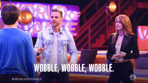 wobble dance gif