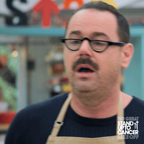 Shock Wow GIF by The Great British Bake Off