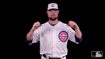 chicago cubs mind blown GIF by MLB