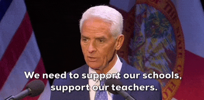 Charlie Crist Education GIF by GIPHY News