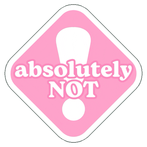 No Way Not A Chance Sticker by NZ Collab