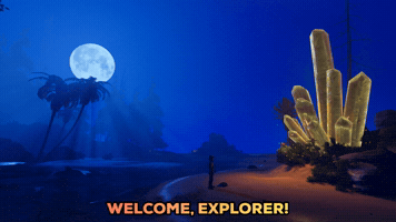 Full Moon Hello GIF by Gameforge