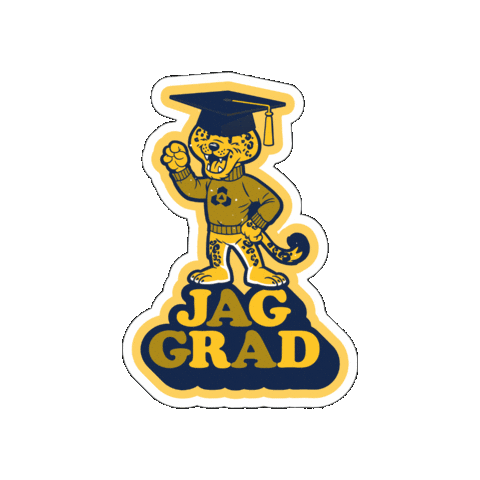 Graduation Jaguar Sticker by South Texas College