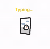 Typing GIF by Mr.Tiny