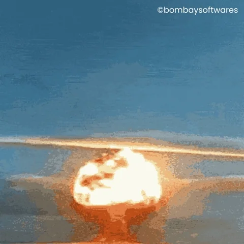 Explode War GIF by Bombay Softwares