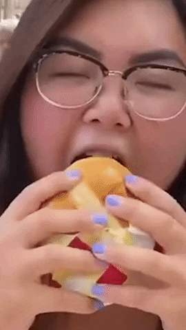 Chicken Sandwich Eating GIF by Bojangles'