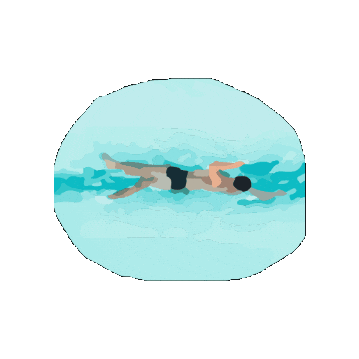 Swimming Sticker by American Repertory Theater