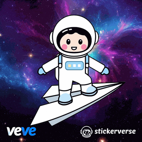 Flying In Space GIF by VeVe