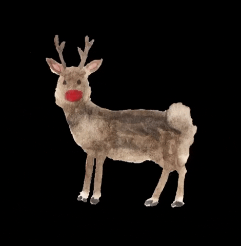 bonbonhuahua christmas xmas deer reindeer GIF
