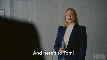 Sarah Snook Reaction GIF by SuccessionHBO