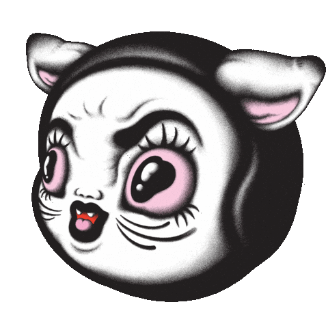 Cat Woman Sticker by Ahoy