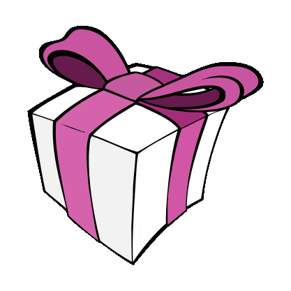 Pink Flashing Sticker