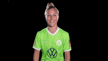 Svenja Huth Reaction GIF by VfL Wolfsburg