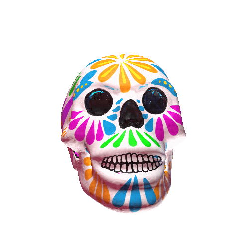 Dia De Los Muertos Sticker by Guache