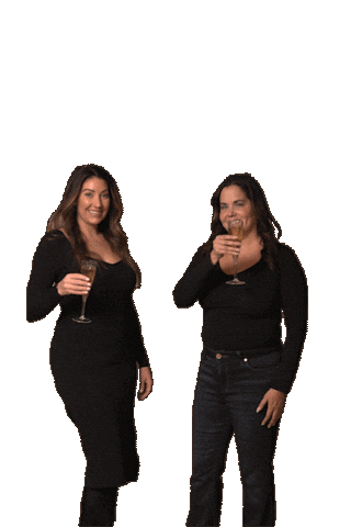 Champagne Celebrating Sticker by Harper Media Co