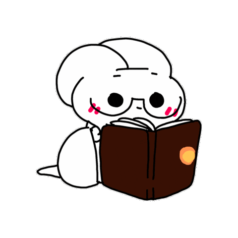 Book Reading Sticker