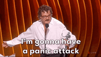 Screen Actors Guild Panic Attack GIF by SAG Awards