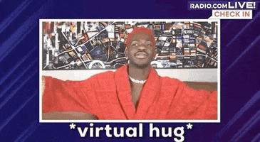 Lil Nas X Hug GIF by Audacy