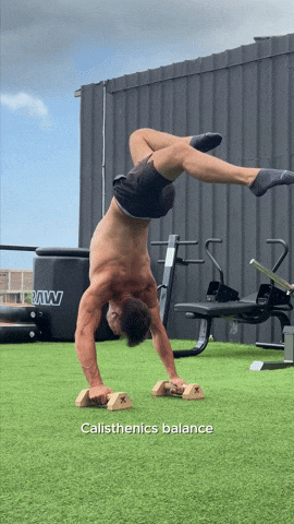 Muscles Handstand GIF