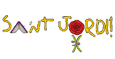 Sant Jordi Catalunya Sticker by xpassarlestona