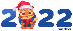 Happy New Year Christmas Sticker by Primelaser
