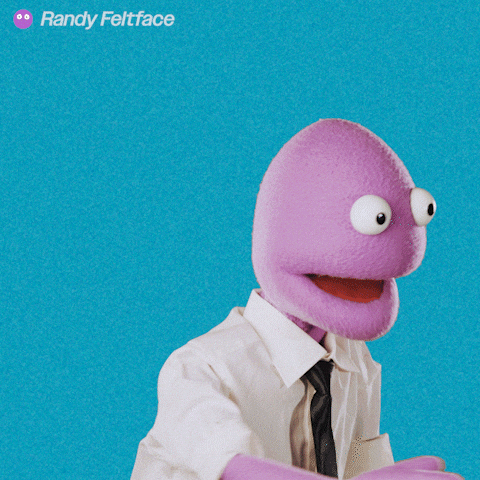 Hungry Puppet GIF by Randy Feltface