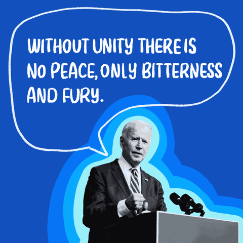 Joe Biden Unity GIF by Creative Courage