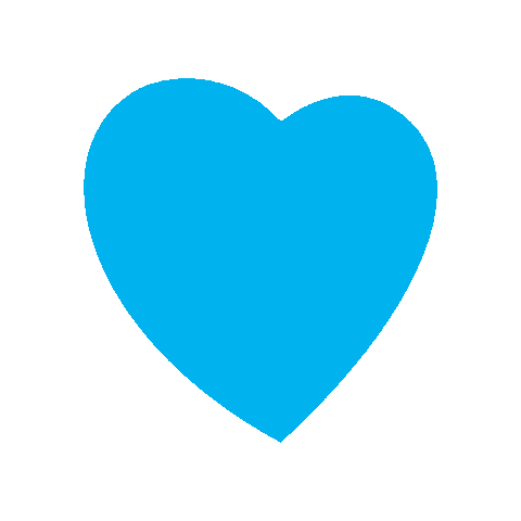 Blue Heart Sticker by Chicago Youth Symphony Orchestras