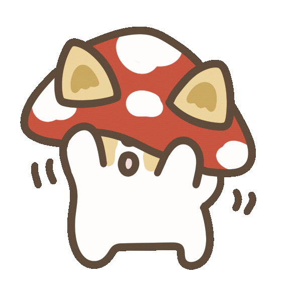 Forest Mushroom Sticker by corgiyolk