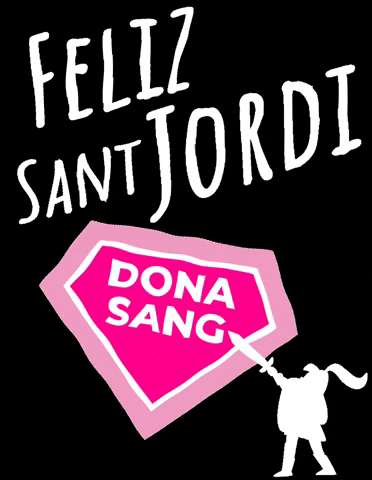 Sant Jordi Feliz GIF by DonaSang