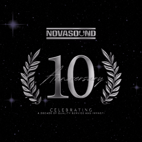 10Th Anniversary Success GIF by Nova Sound