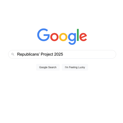 Project 2025 Google search