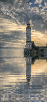 lighthouse harbour GIF
