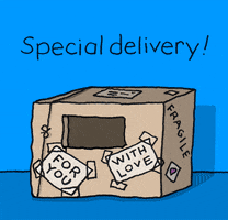Special Delivery Love GIF by Chippy the Dog