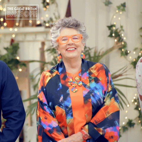 Chuckle Yes GIF by The Great British Bake Off