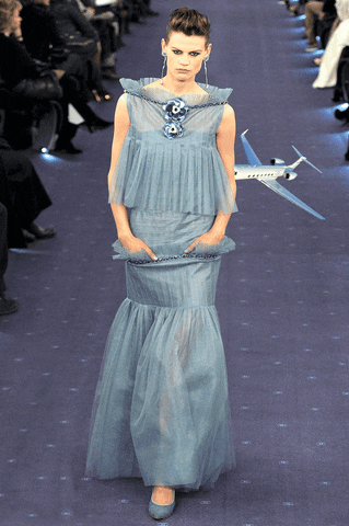 flying haute couture GIF by fashgif