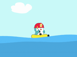 Scared Lost At Sea GIF by Pudgy Penguins