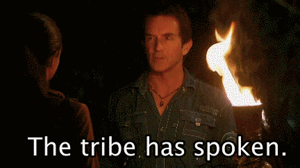 Image result for the tribe has spoken gif