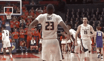 yell fired up GIF by Fighting Illini Athletics