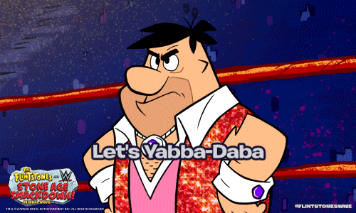 fred flintstone wwe GIF