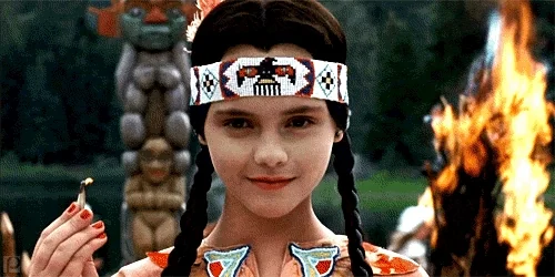 Wednesday Addams burn