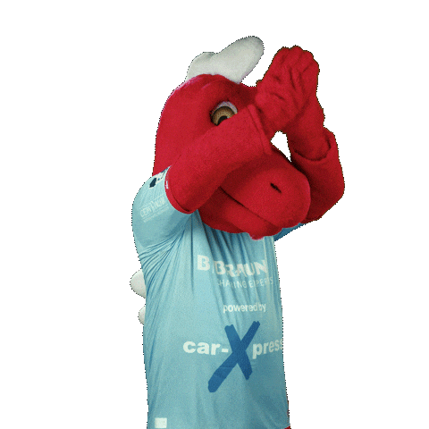 Mtmelsungen Henner Mt Hbl Handball Masskottchen Sticker by MT Melsungen