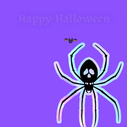 Halloween Spider GIF by Maria Johnsen